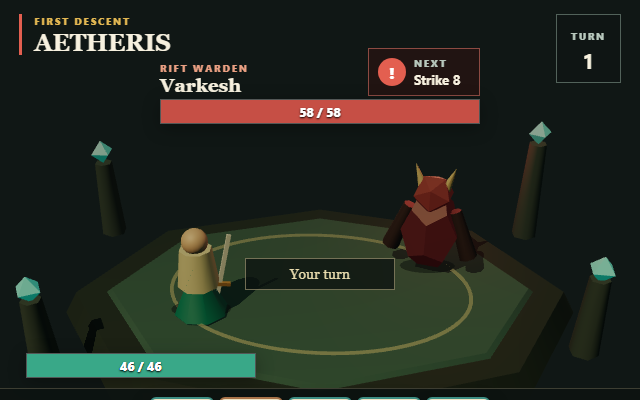 Gameplay from Aetheris