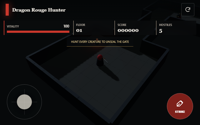 Gameplay from Dragon Rouge Hunter
