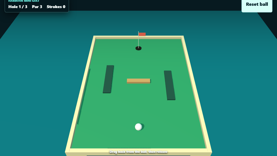 Gameplay from Harbour Mini Golf