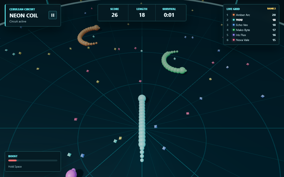 Gameplay from Neon Coil Arena
