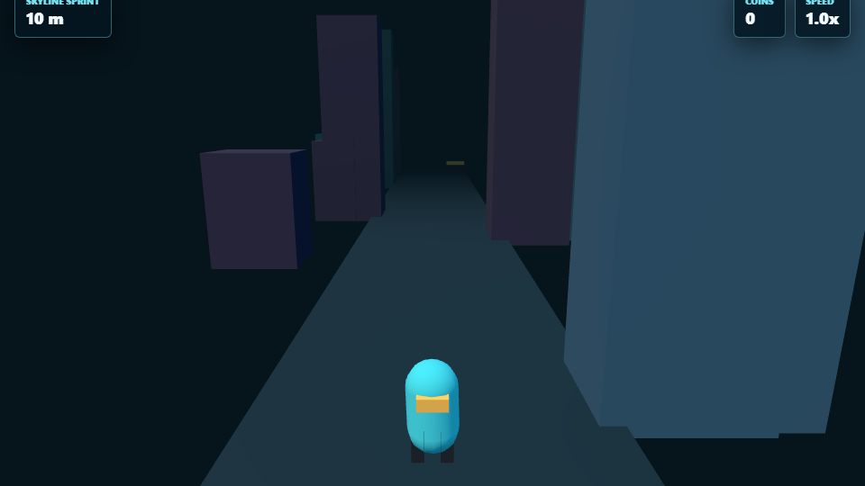 Gameplay from Skyline Sprint